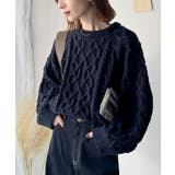 ざっくり感で一瞬でこなれ顔◎立体アラン柄ローゲージケーブルニット | Classical Elf | 詳細画像39