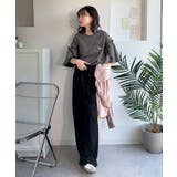 ほどよい甘さと抜け感を。大人かわいい綿100%袖フリル胸刺繍トップス(半袖) | Classical Elf  | 詳細画像31 