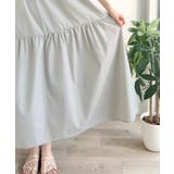 異素材ミックスが目を惹く。胸刺繍ポロ衿布帛切り替えカットティアードワンピース（半… | Classical Elf  | 詳細画像39 