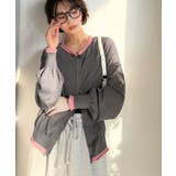 トレンドの配色ラインが目を惹く。前後2wayドルマンシアーカーディガン（長袖） | Classical Elf  | 詳細画像39 