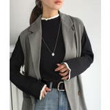 色っぽさと着回し力を兼ね備えた主役級ニット。スカラップ配色デザインニットプルオー… | Classical Elf  | 詳細画像19 