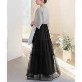 1枚で完成する、究極の大人カジュアル。半袖スウェットチュールドッキングワンピース | Classical Elf  | 詳細画像13 