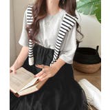 1枚で完成する、究極の大人カジュアル。半袖スウェットチュールドッキングワンピース | Classical Elf  | 詳細画像24 