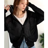 ブラック | 透け感を楽しむ大人のサマーニット♪リラックスシルエットで体型カバーも◎シアーサマ… | Classical Elf 