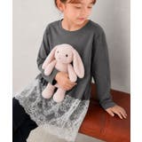 大人のきれいめカジュアル、体型も美しくカバー。裾レースカットソードッキングTシャ… | Classical Elf | 詳細画像50