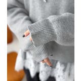 パッと着て、オシャレ完了◎裾レースドッキングニットプルオーバー(長袖) | Classical Elf | 詳細画像50