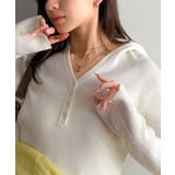 見せても、隠しても、サマになる。フーディーヘンリーニット（長袖） | Classical Elf  | 詳細画像4 
