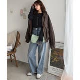 今っぽく、上品に。袖口レースドッキング リブトップス (長袖) | Classical Elf | 詳細画像19
