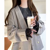 今っぽく、上品に。袖口レースドッキング リブトップス (長袖) | Classical Elf | 詳細画像24