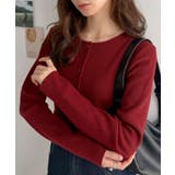 フィット感でフェミニンさを演出◎ヘンリーネックリブニット(長袖) | Classical Elf | 詳細画像37