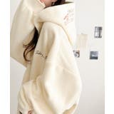 アイボリー | ふわっとあったか、秋冬の“欲しい”をぎゅっと♪刺繍デザインスキッパー衿フリースパ… | Classical Elf
