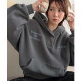 チャコール | ふわっとあったか、秋冬の“欲しい”をぎゅっと♪刺繍デザインスキッパー衿フリースパ… | Classical Elf