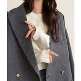透かし柄にひと目惚れ♪大人フェミニン、アイレット柄ヘンリーネックニット (長袖) | Classical Elf | 詳細画像7