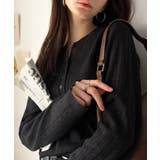 透かし柄にひと目惚れ♪大人フェミニン、アイレット柄ヘンリーネックニット (長袖) | Classical Elf | 詳細画像13
