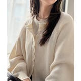 シンプル派もきっと恋する、ほっこりデザイン。スカラップ多ボタンカーディガン(長袖… | Classical Elf | 詳細画像5