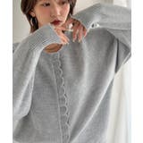 シンプル派もきっと恋する、ほっこりデザイン。スカラップ多ボタンカーディガン(長袖… | Classical Elf | 詳細画像19