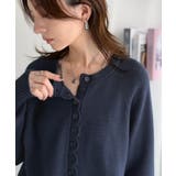 シンプル派もきっと恋する、ほっこりデザイン。スカラップ多ボタンカーディガン(長袖… | Classical Elf | 詳細画像55