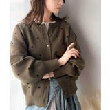 普通じゃ物足りない大人たちへ。前後2WAYダブルジャガードドット柄ニットカーディ… | Classical Elf  | 詳細画像34 
