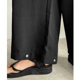 大人のこなれたリラクシー。裾2wayフリルフロントファスナードロストオールインワ… | Classical Elf | 詳細画像28