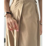 ゆるっとキメる、タックで魅せる。裾ドロスト入り前後タックワイドパンツ | Classical Elf  | 詳細画像34 