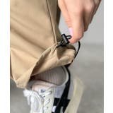 ゆるっとキメる、タックで魅せる。裾ドロスト入り前後タックワイドパンツ | Classical Elf  | 詳細画像38 