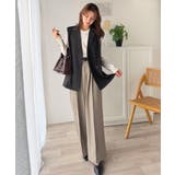 いつものコーデに重ねるだけ。即、今っぽこなれ感。ダブルジャケットジレベスト | Classical Elf  | 詳細画像4 