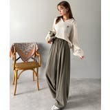 リラックス感とスタイルを両立。美脚シルエットワイドイージーパンツ | Classical Elf  | 詳細画像9