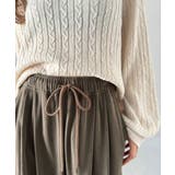 リラックス感とスタイルを両立。美脚シルエットワイドイージーパンツ | Classical Elf  | 詳細画像18