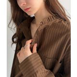 【防シワ機能付き】華やかフリルで印象チェンジ。前後2WAYで楽しむ、襟フリルリボ… | Classical Elf | 詳細画像24