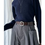 コーデにひとさじ、高級感。牛床革アソートバックルレザーベルト | Classical Elf  | 詳細画像25