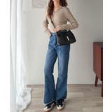 シンプルキレイめで高見えを叶える◎メタルパーツソフトシュリンクレザーバッグ | Classical Elf  | 詳細画像9 