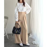 シンプルキレイめで高見えを叶える◎メタルパーツソフトシュリンクレザーバッグ | Classical Elf  | 詳細画像12 