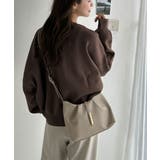 シンプルキレイめで高見えを叶える◎メタルパーツソフトシュリンクレザーバッグ | Classical Elf  | 詳細画像14 