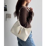 シンプルキレイめで高見えを叶える◎メタルパーツソフトシュリンクレザーバッグ | Classical Elf  | 詳細画像1 