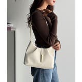 シンプルキレイめで高見えを叶える◎メタルパーツソフトシュリンクレザーバッグ | Classical Elf  | 詳細画像3 