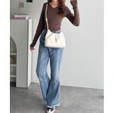 シンプルキレイめで高見えを叶える◎メタルパーツソフトシュリンクレザーバッグ | Classical Elf  | 詳細画像4 