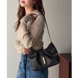 シンプルキレイめで高見えを叶える◎メタルパーツソフトシュリンクレザーバッグ | Classical Elf  | 詳細画像5 