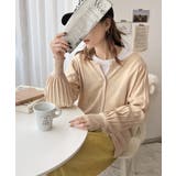 レトロな袖ぽわん。2way袖プリーツニットカーディガン | Classical Elf  | 詳細画像9 