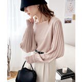 レトロな袖ぽわん。2way袖プリーツニットカーディガン | Classical Elf  | 詳細画像16 