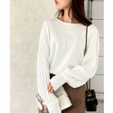 レトロな袖ぽわん。2way袖プリーツニットカーディガン | Classical Elf  | 詳細画像18 