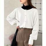 レトロな袖ぽわん。2way袖プリーツニットカーディガン | Classical Elf  | 詳細画像19 