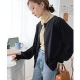 レトロな袖ぽわん。2way袖プリーツニットカーディガン | Classical Elf  | 詳細画像26 