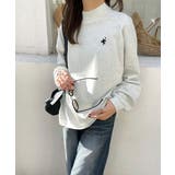 大人リラックススタイル。ワンポイント刺繍モックネック長袖Tシャツ(無地 ボーダー… | Classical Elf | 詳細画像36