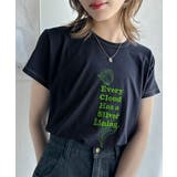 上品さが魅力。フラワープリントグラフィック刺繍Tシャツ(半袖) | Classical Elf | 詳細画像10