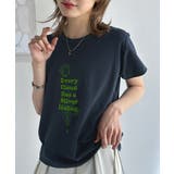 上品さが魅力。フラワープリントグラフィック刺繍Tシャツ(半袖) | Classical Elf | 詳細画像14