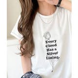 上品さが魅力。フラワープリントグラフィック刺繍Tシャツ(半袖) | Classical Elf | 詳細画像1