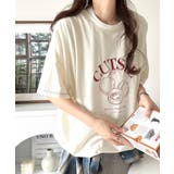 毎日のスタイルを楽しく彩る。前後2way裾ドロストフルーツグラフィックTシャツ | Classical Elf | 詳細画像11