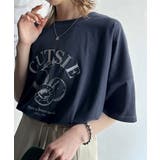 毎日のスタイルを楽しく彩る。前後2way裾ドロストフルーツグラフィックTシャツ | Classical Elf | 詳細画像15