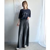 毎日のスタイルを楽しく彩る。前後2way裾ドロストフルーツグラフィックTシャツ | Classical Elf | 詳細画像17