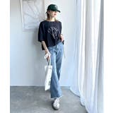 毎日のスタイルを楽しく彩る。前後2way裾ドロストフルーツグラフィックTシャツ | Classical Elf | 詳細画像21
